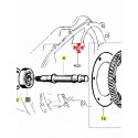 Rullino Perno Asse Ruota Ingranaggio Vespa Px Cosa 125 150