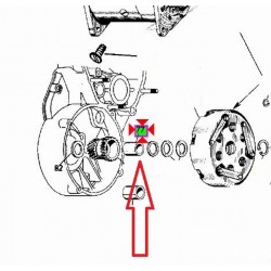 Roulement d'embrayage d'origine Piaggio Ape Mp Série 1