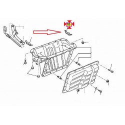 Seal Crescent Coupe d'huile d'origine Piaggio Porter