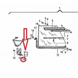 Platte Fenster Ursprüngliches Piaggio Ape 50