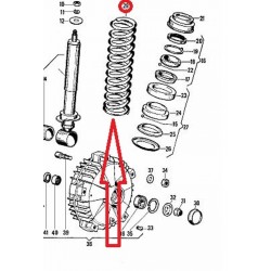 Molla Ammortizzatore Anteriore Originale Piaggio Ape Tm