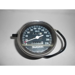 Odometer With Cap Chrome Original Ducati