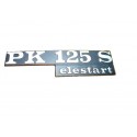 Placa Fregio Piaggio Vespa Pk 125 S Elestart