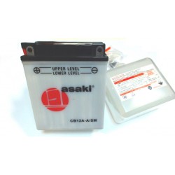 Battery Yb12A-A Cb12A-A Without Acid Kit