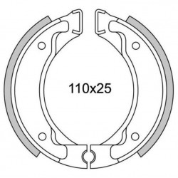 Brake shoes MBK Booster