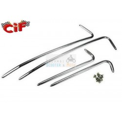 Kit Frises aluminium Vespa Moulures Cercueils Garde-boue Gl 150 1962-1964