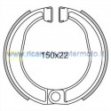 Brake Shoes Front Rear Lambretta J 100 125