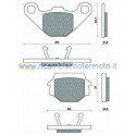 Bremsbeläge hinten Cagiva W16 650 125 W8 Pro Aktion