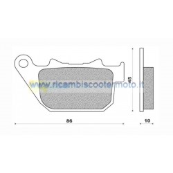 Bremsbeläge hinten Newfren Harley Davidson Xl Xl 883 1200