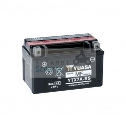 Batteria Yuasa Ytx7A-Bs Adly Cat 4T 125 06/ Senza Kit Acido