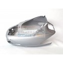 Casco original trasera Malaguti F 10 de plata pulida