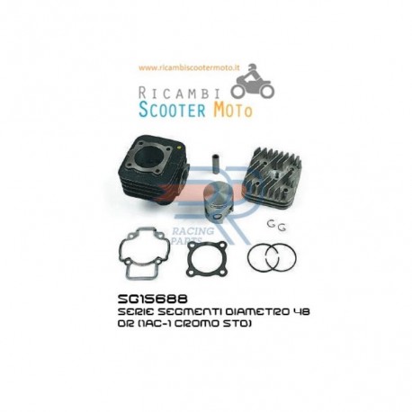 Segmenti Diametro 48 Dr Piaggio Zip Sp 50 2T 01-04