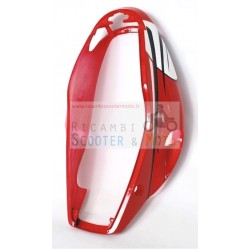 Casco original trasera Malaguti F 15 Rojo Pintura de cara