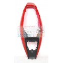 Asiento trasero casco cubierta original Malaguti F 12 Rosso Corsa