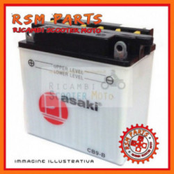 Batterie Asaki Cb9 C-B / A-B Eq Yb9 Piaggio Liberté Livraison Tnt 50 4T Sans Kit Acide