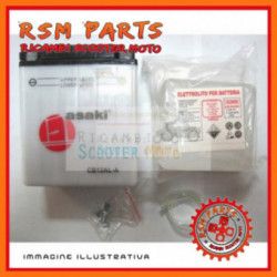 Batteria Asaki Cb12Al-A Eq Yb12Al-A Peugeot Satelis 1 125 Ie Premium 125 Senza Kit Acido