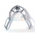 Handle Rear Aluminum Original Malaguti Spider Max 500 Silver