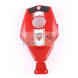 Proteccion deposito Rojo original Malaguti Drakon 50 de Ducati Corse