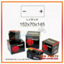 Batterie Asaki Ct14B-Bs Equivalent Yt14B-Bs St4 Ducati 996 S 2003-2006 Ohne Säure-Kit