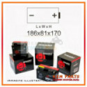 Batterie 12N20Ah Asaki Bmw R 1100 S / Abs 1100 1999-2002 Sans Kit Acide