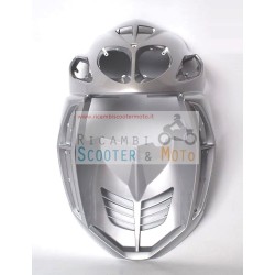 Escudo frontal original Malaguti F 12 R plata brillante