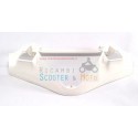 Handlebar cover upper Malaguti F 12 Double disc brake Pearl White