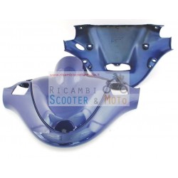 Handlebar Covers Couple In Malaguti F 15 Double Brake Disk Steel Blue