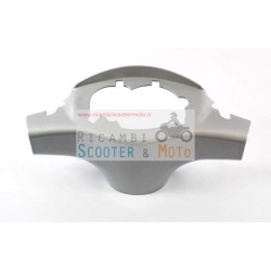 Handlebar cover rear Malaguti Ciak 50,125,150,200 Silver polished