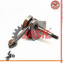 Vilebrequin Jasil cône Stroke 43mm 19mm Piaggio 2T Elestart 50 1985-1988