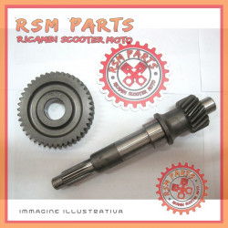 Kit ingranaggi rapporti allungati Z18/43 POLINI APRILIA LEONARDO 125 150 4T