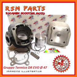 Kit de cilindro DR Grupo Edad termicos 47 d Yamaha Zest 50