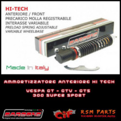 Front shock absorber Vespa GTS 300 Hi Tech Carbon Style