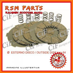 Series embrague de discos Vespa 125 Vm medio Vu 1 T 53-54