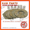 Series Clutch Discs Vespa 125 Vm 1/2 Vu 1 T 53-54