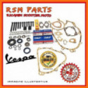 bearings engine overhaul Kit seals seals Vespa 50 PK XL