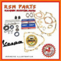 Bearing Nuts engine overhaul kits seals seals Vespa 50 RLN