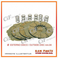 Kit discos de embrague abeja B 150 2T 1953-1956 completa