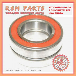 Kit 2 cuscinetti mozzo ruota anteriore V.T. JDM