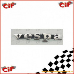placa escrita Vespa 50 Special Elestart 2T 1972-1975 Frente Escudo
