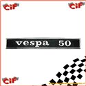 Placa de identificacion de espalda Vespa 50