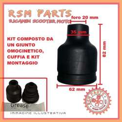 Kit giunto omocinetico lato cambio AIXAM ROADLINE