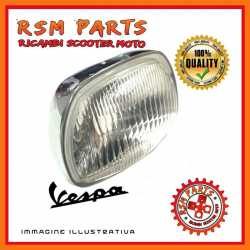 Front lights for Vespa 150 GL chrome frame