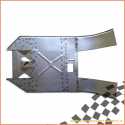 Sheet metal floorboard floor-mounted extensions Vespa 50 R L N Special 125 Primavera ET3