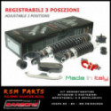 Kit Ammortizzatori Vespa 50 R L N Anteriori E Posteriori Regolabili Carbon Look