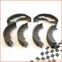 Kit brake shoe NEWFREN Piaggio APE MP 501 601 - CAR P2 P3