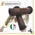 Coppia manopole standard Domino Moto Nere Marrone