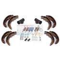 Installation Kit brake shoes and Cylinders Right And Left Piaggio Porter 95-10