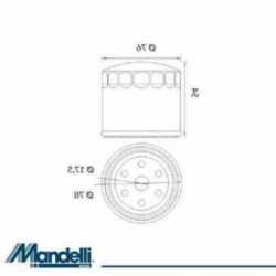 Filtro Olio Aprilia Caponord Rally 1200 1200 2015-2016