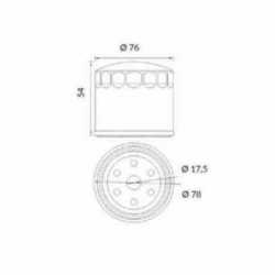 Filtro De Aceite Aprilia Dorsoduro Factory 750 2010-2013