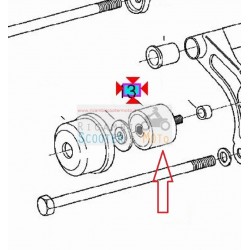 bielle Silent Block Scarabeo Aprilia Leonardo Rotax